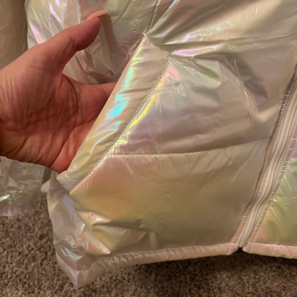 Katydid Iridescent Puffer Jacket XL NWT - Picture 2 of 9